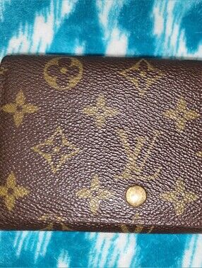 Louis Vuitton Monogram Canvas Brown and Gold Card/Coin Holder